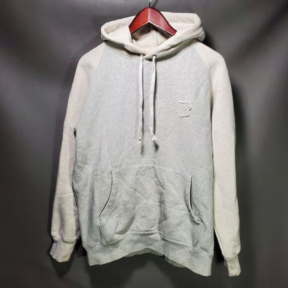 Undefeated Hoodie Mens M Raglan Sleeve Hash Mark Logo Grunge Urban Anti-Social - Picture 12 of 12